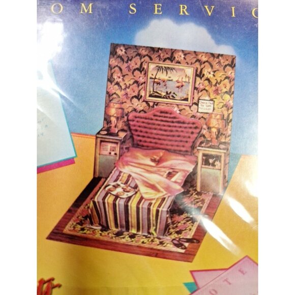 PopShots, Paper Moon Graphics, USA Other - PopShots Room Service 3D Greeting Card Collectible Unopened Vintage 1981 Delight